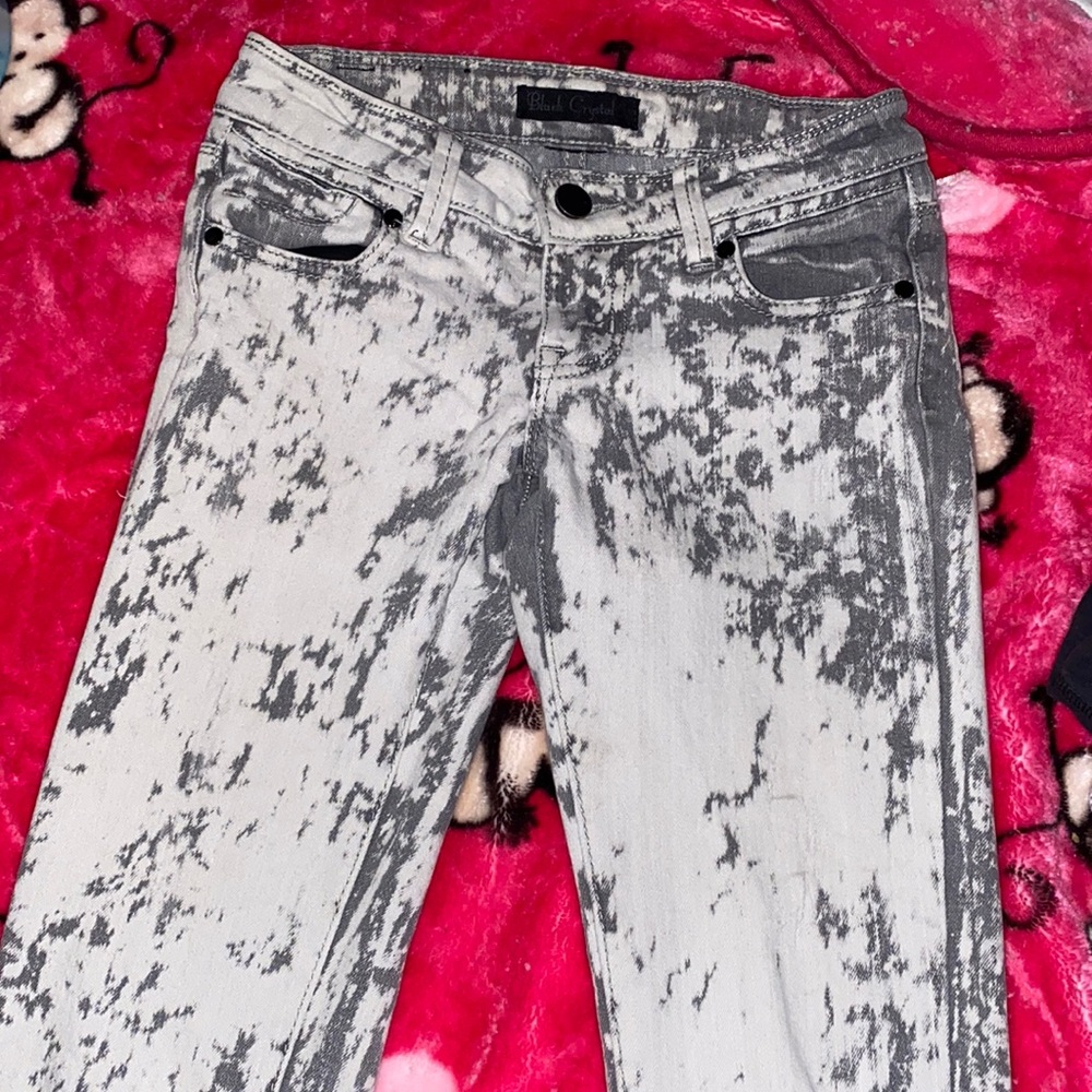 Black Crystal Jeans